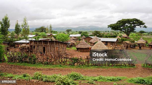 Traditional Konso Tribe Village Ethiopia Stock Photo - Download Image Now - Africa, Village, African Culture
