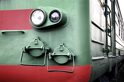 Train, close-up.