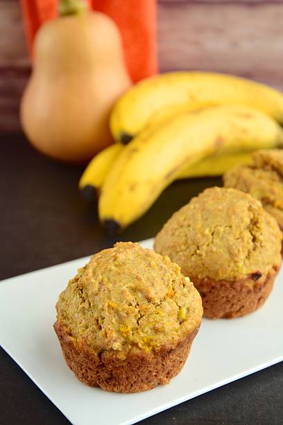 istock Pumpkin banana muffins 619532950