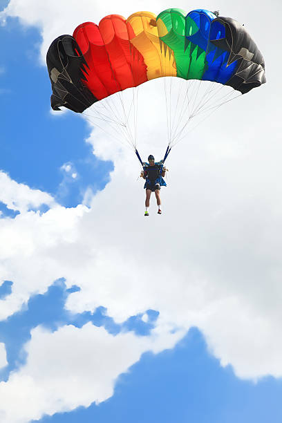 istock Parachutist in air 619537506