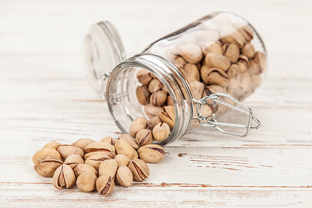 istock Pistachios closeup photo 619632166