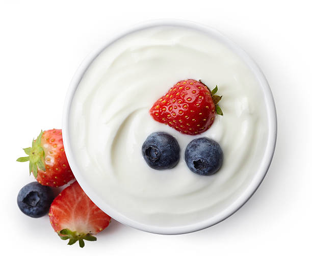 istock Bowl of greek yogurt 619635056