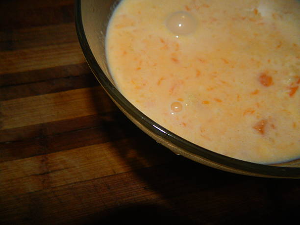 istock Ukrainian Milk pumpkin soup with millet 619639106