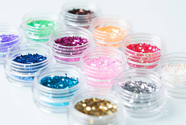 istock bright jars of glitter for nail decoration 619640098