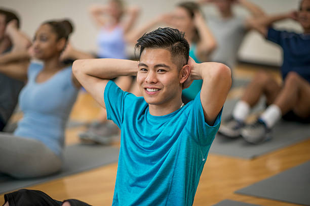 istock Taking a Fitness Class at the Gym 619640116