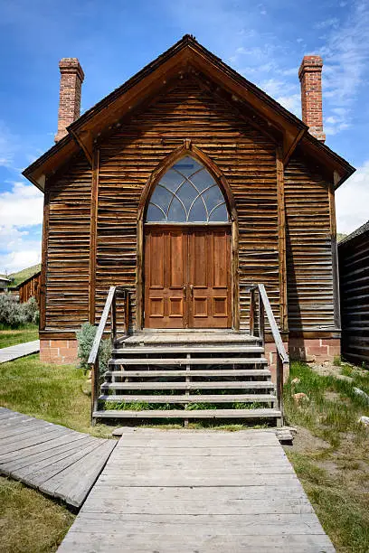Bannack State Park is a famous historic ghost town in Montana.