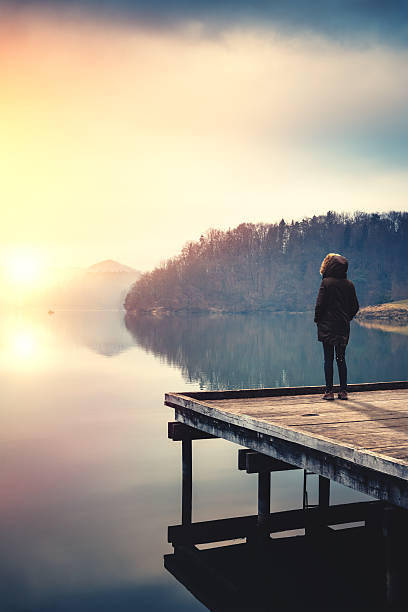 istock Sunrise By The Lake 619642998