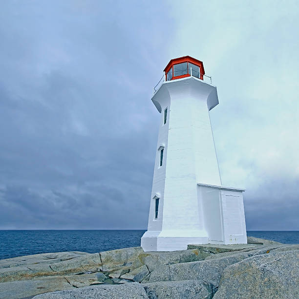 istock Peggy's Cove Lighthouse, A Popular Nova Scotia Tourist Attraction 619643294