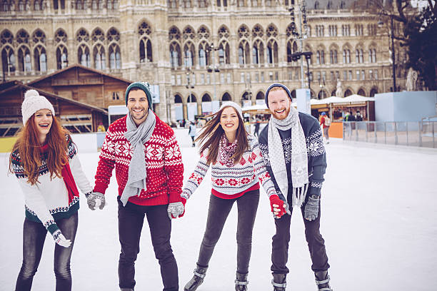 istock Friends on vacation for Christmas. 619649846
