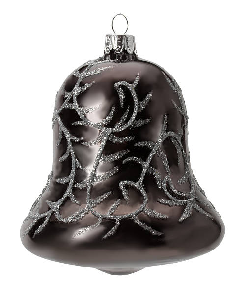 istock Christmas tree ball in shape of handbell 619650034