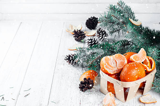 istock new year composition in basket with mandarins 619650188