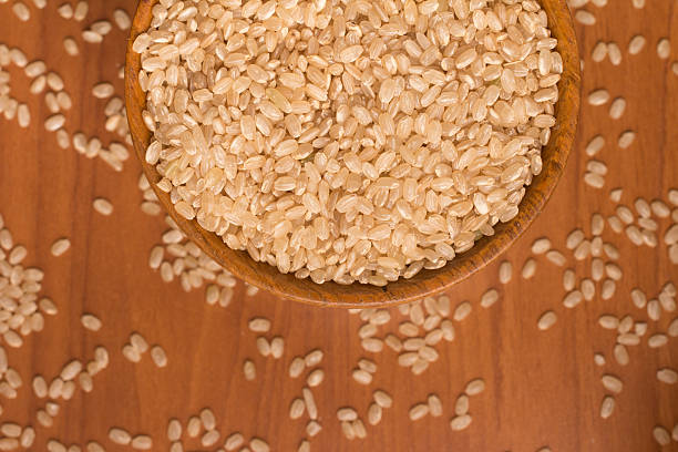 istock Wholegrains Cateto Rice. Integral Frame 619650720