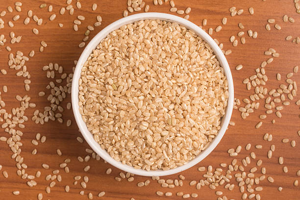 istock Wholegrains Cateto Rice. Integral Frame 619651192