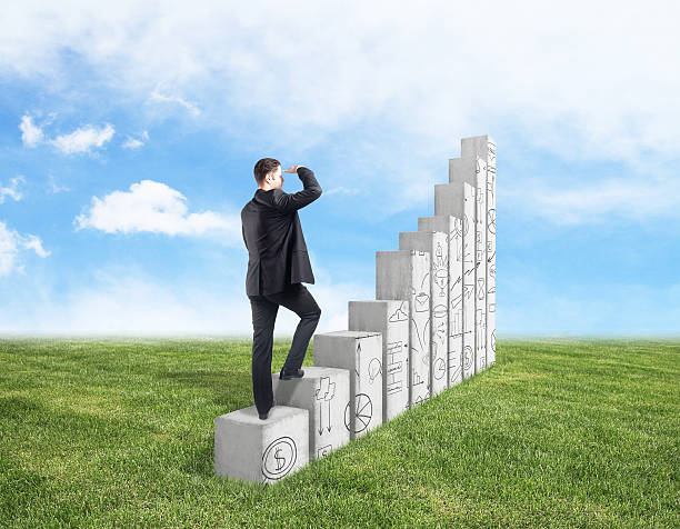 istock Success and financial growth concept 619652872