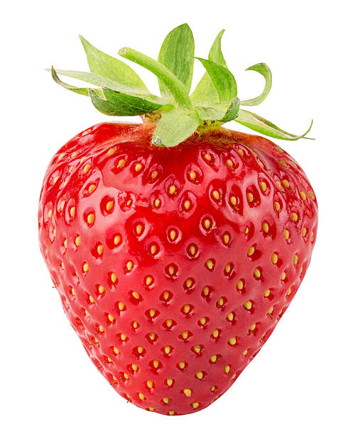 istock strawberry isolated on the white background 619653868