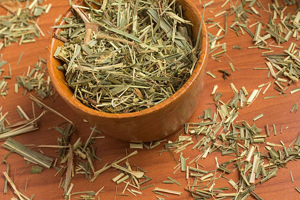 istock Lemon Grass. Citratus cymbopogon. Limao Grass, Saint. 619655756