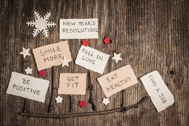 istock Christmas sleds made of branches and New Year resolutions 619657352