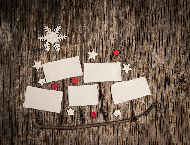 istock Group of empty notes of New Year resolutions 619657410