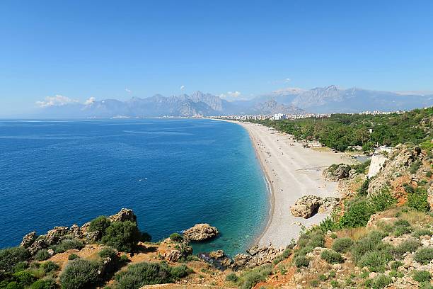 istock The Konyaalti Beach in Antalya with the Taurus Mountains 619658032
