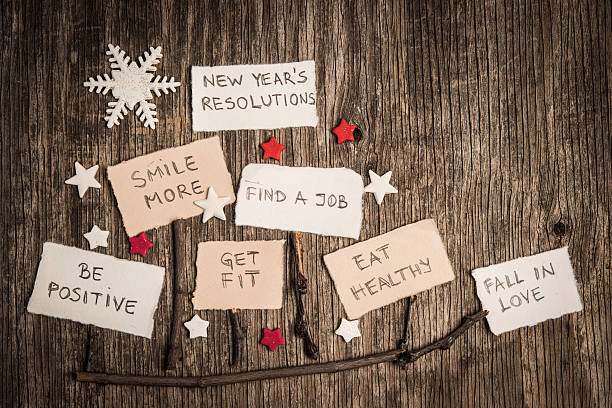 istock Christmas sleds made of branches and New Year resolutions 619659294