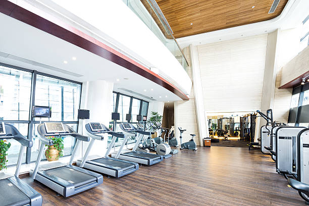 istock design and equipment in modern gym 619660346