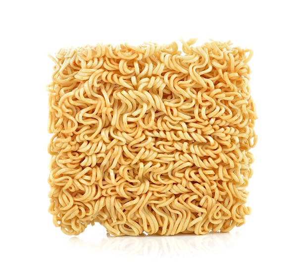 istock Instant noodles isolated on white background 619662028