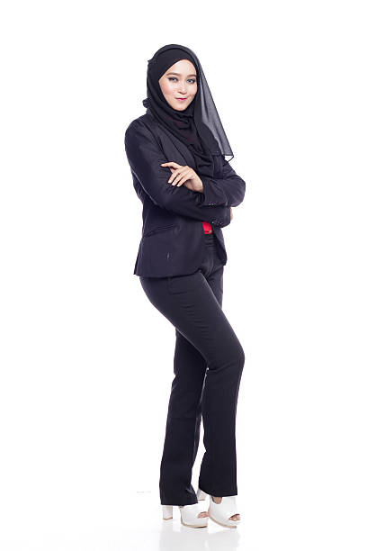istock corporate working woman with suit 619662080