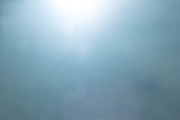 istock Light and lens flare effect on dark blue background. 619662256