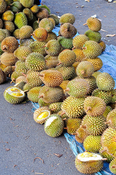 istock Durian in the market 619663464