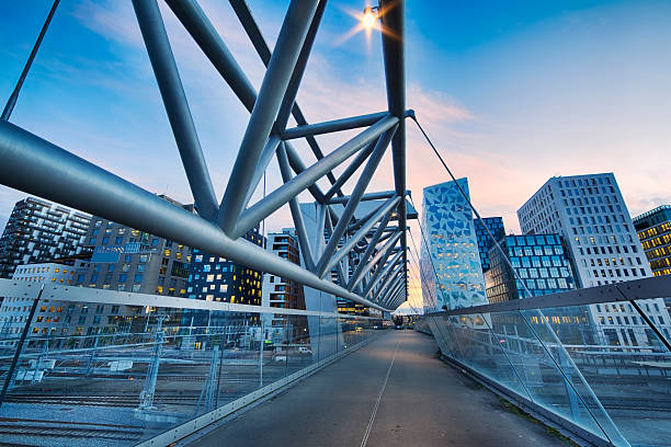 istock Modern Buildings in Oslo, Norway 619672420