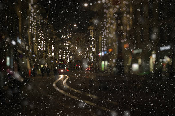 istock Christmas decorations snow in Bern, Switzerland 619673886