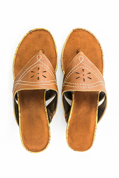 istock Brown womans shoes. 619675750