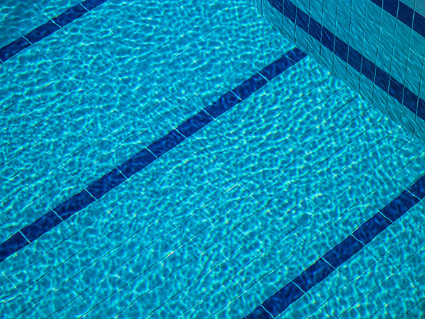 istock Texture, turquoise bottom of the pool. 619733400