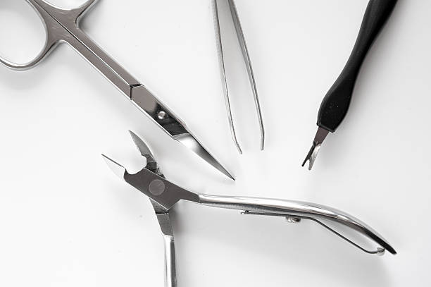 istock set of metallic manicure tools macro 619734752