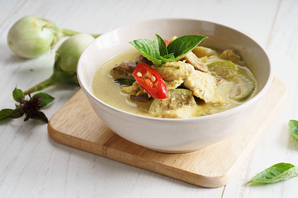 istock green curry chicken,thai food 619736712
