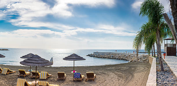 istock Beatifull day at a beach in Limassol 619738970