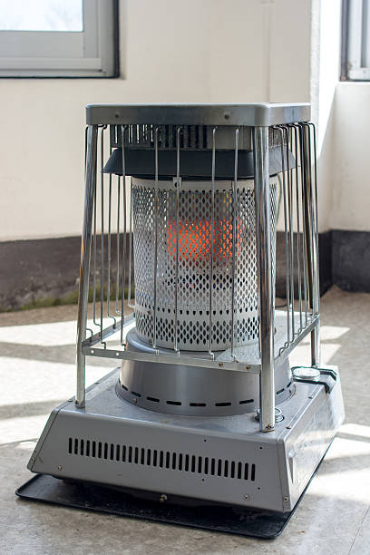 istock Electric Heater or Fireplace in Japanese style 619739546