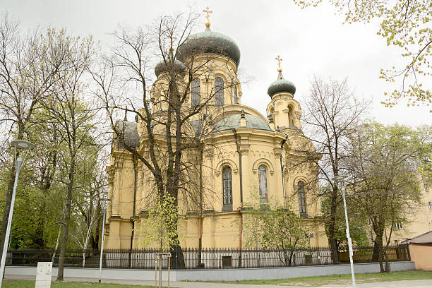 Church In Warsaw stock photo