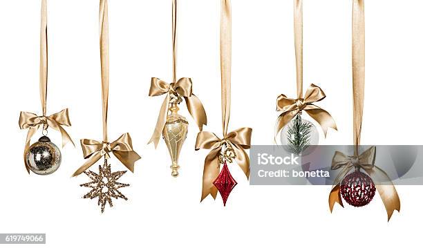 Christmas Ornaments Stock Photo - Download Image Now - Hanging, Christmas Tree, Christmas Decoration