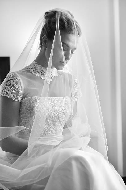 istock Georgeus young bride indoors 619749244