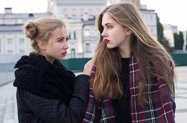 istock Girlfriends street portrait 619751260