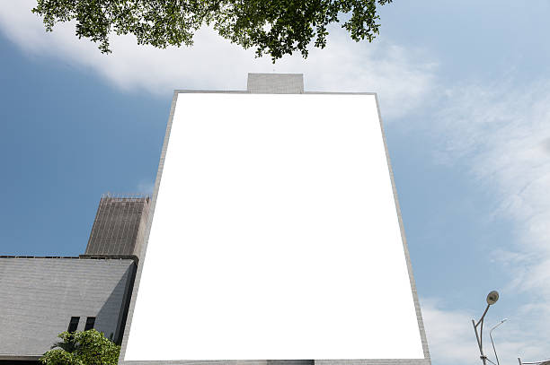 istock Large blank billboard on a street wall 619751400