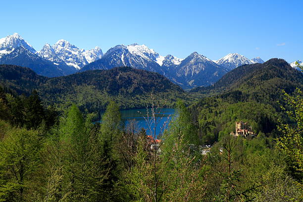 istock Hohenschwangau and Alpsee Lake 619751488
