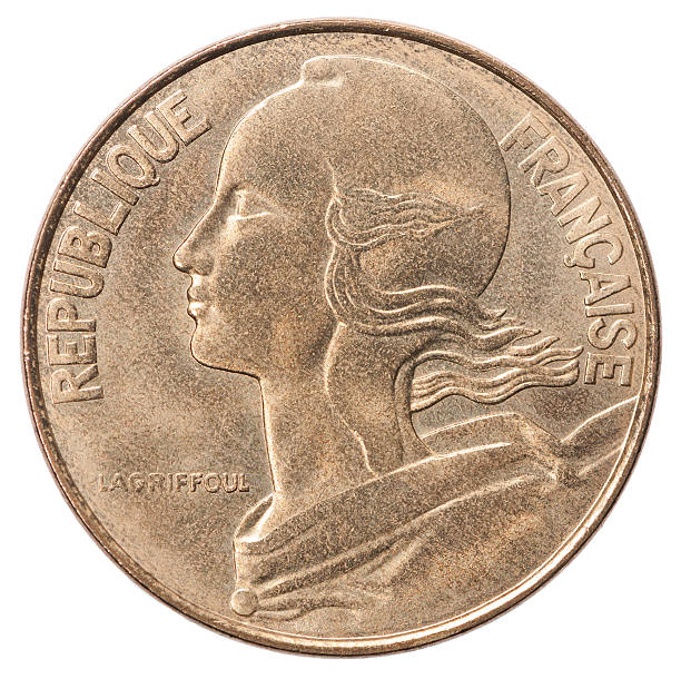 프렌치 센타임 동전 - french coin 뉴스 사진 이미지