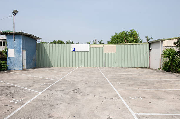 istock Large blank billboard on a street wall 619753082