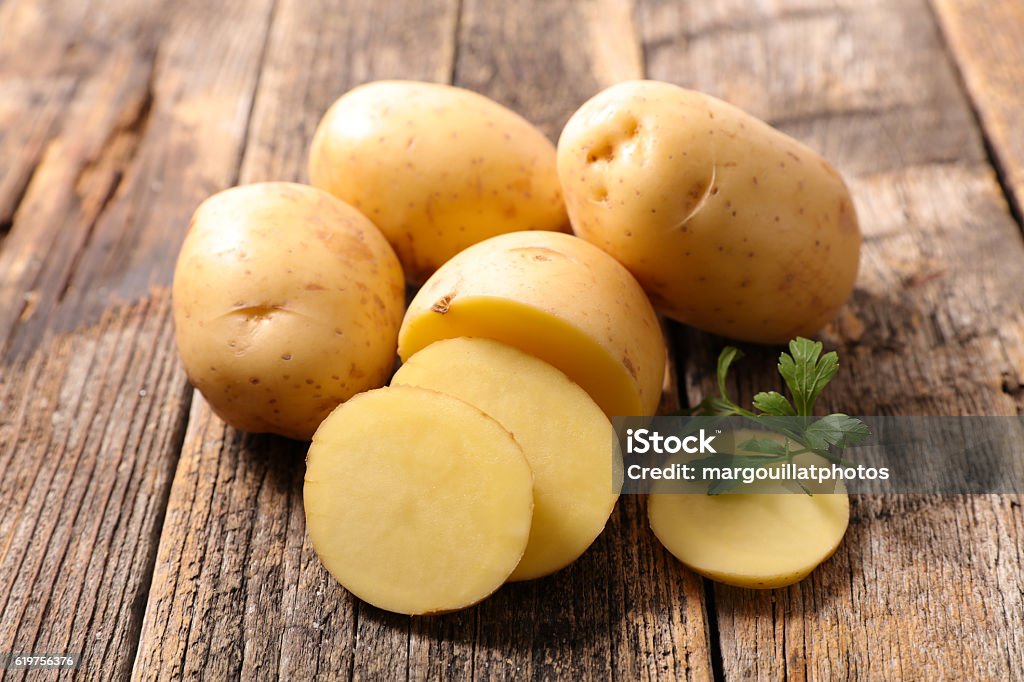 raw potato Raw Potato Stock Photo