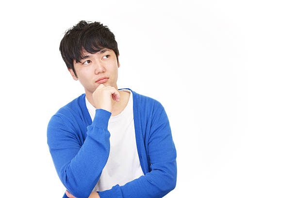 Uneasy Asian Businessman
