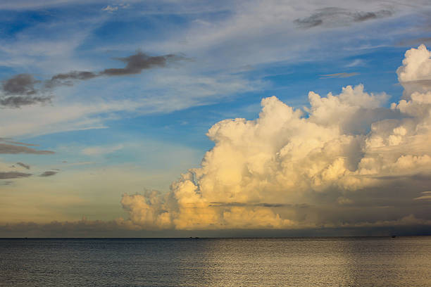 istock Beautiful sunset on the sea 619760704