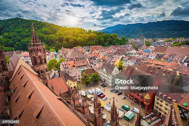 Historic Town Of Freiburg Im Breisgau Badenwurttemberg Germany Stock Photo - Download Image Now