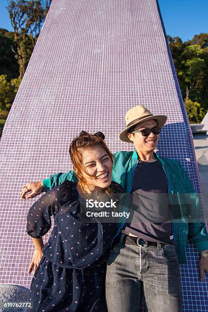 The Lover At Methanidonnoppha Stupa In Inthanon National Park Stock Photo - Download Image Now